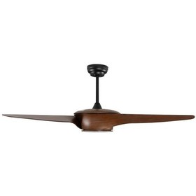 Resim Nero Kahverengi Aydınlatmalı Uzaktan Kumandalı 132cm Tavan Vantilatörü 