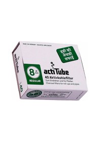 Resim Actitube Karbonlu Pipo Filtresi 8 Mm 40 Adet 