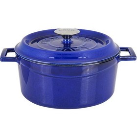 Resim Lava Döküm Yuvarlak Tencere (Ø)24 cm. Majolica 