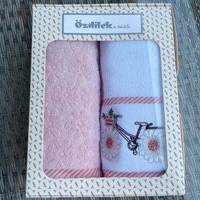 Resim Özdilek Daisy Border 2li Kutulu Havlu 