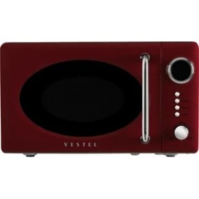 Resim Vestel Md 20 Yd Retro Bordo Mikrodalga Fırın 