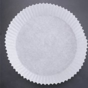 Resim Teedoo 100 Adet Air Fryer Parchment Kağıt Kaplamaları Yapışmaz Tek Kullanımlık Kaplamalar Sepet Deliksiz Yuvarlak Parchment Kağıdı (Beyaz) (Yurt Dışından) 