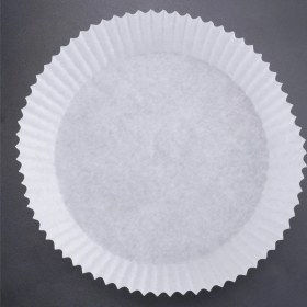 Resim Teedoo 100 Adet Air Fryer Parchment Kağıt Kaplamaları Yapışmaz Tek Kullanımlık Kaplamalar Sepet Deliksiz Yuvarlak Parchment Kağıdı (Beyaz) (Yurt Dışından) 