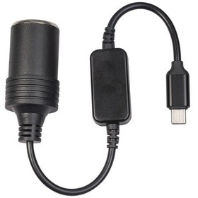 Resim Samdoo 12v Güç Yükseltici Type-c Çakmak Girişli Araç Şarj Cihazı - Yüksek Dayanıklılık 