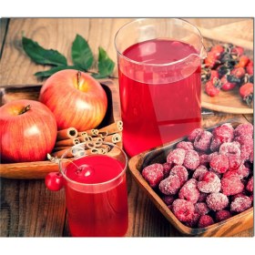 Resim Olinpa Cam Ocak Arkası Koruyucu | Bitki Çayı Desenli 