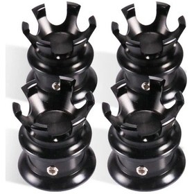 Resim Hightower 4 Adet Siyah Motor Taç Başlığı Kapakları Xl883 Dyna Big Twin 1340 Evo Sportster Twin Cam 