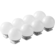 Resim Mufunye 8'li Usb Vanity Aydınlatması - 3 Renk Tonu Ayarlanabilir, Makyaj Için Yeterli Işık, Banyo Ve Dressing Odası Kullanıma Uygun Diğer 