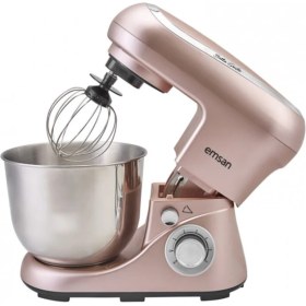 Resim Pembe Emsan Bella Gusto Golden Pink Stand Mikser 1300W 2 Yıl Plastik 500-1500 Watt 