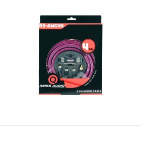 Resim Reiss Audio AWG44-4GA Kaliteli-Profesyonel-Kalın -Anfi Full Set Kablosu 