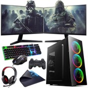 Resim I5 11400F 16GB 480SSD 8GB RTX3050 Çift 24" Monitörlü (Gaming SET) Rogame