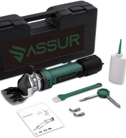 Resim Assur 350W Kademe Ayarlı Metal Şanzıman Koyun Kırkma Makinası Soğutmalı 