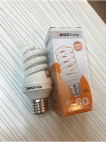 Resim Bizzenergy 15 waat E27 Duy KIRMIZI Renk Tasarruf ampul 