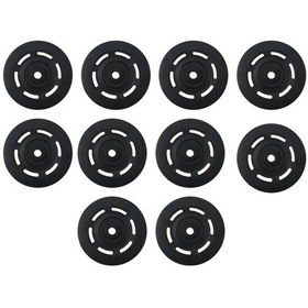 Resim Yue Zhang Ξ Ny Ue Zhang 10x 95mm Siyah Rulman Kasnak Tekerlek Kablo Spor Salonu Ekipmanları Parçası Aşınmaya Dayanıklı Yurt Dışından A 