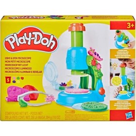 Resim MCM Group G0494 Play-Doh Işıklı Mikroskop Oyun Seti +3 Yaş 