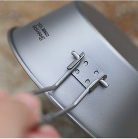 Resim Tongxida Titanyum Kapaklı Kase 300ml - Hafif & Dayanıklı, Gri Gri 