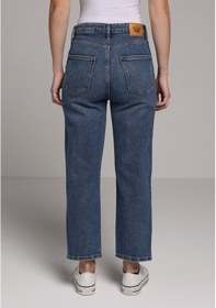 Resim Colin's Colins Straight Fit Kadın Mid İndigo Denim Jean Pantolon Cl1079855 Q1.v1 Dn44932 Denim 