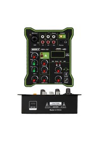 Resim Midex Mdx-100 Stüdyo Kayıt İçin Ses Kartlı Mixer +48v Phantom Power İle Stüdyo Mikser 