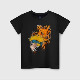 Resim GALASHOP Naruto Ve Kurama Siyah Çocuk Tshirt Model 317 