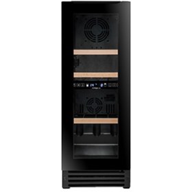 Resim Genel Markalar 25 Şişe Kapasiteli Ankastre Tezgah Altı Şarap Dolabı, Şık ve Pratik Saklama Alanı 