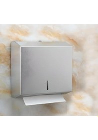 Resim Maxiflow Z Katlama 430 Kalite Kağıt Havluluk 400'lü Wc Kağıt Dispanseri Duvara Monte Krom 