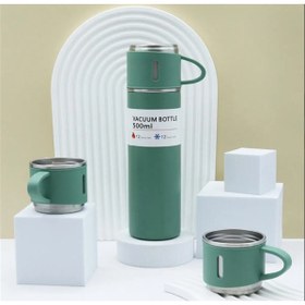 Resim Mio Life 3 Bardaklı İçecek 500 ml Paslanmaz Çelik Siyah 12 saat 