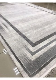 Resim Merinos Halı Rodin 60900 095 Serisi Akrilik Salon Oturma Odası Halısı Gri 