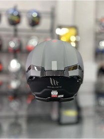 Resim MT Helmets Thunder 4 Matt Black Kask Şeffaf Vizörlü 