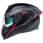 Resim Nexx Sx.100R Shortcut Mat Siyah Kırmızı Kask 