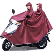 Resim Panço Yağmurluk Motosiklet Erkek Ve Kadın Tarzı Tam Vücut Mavi - Siyah 