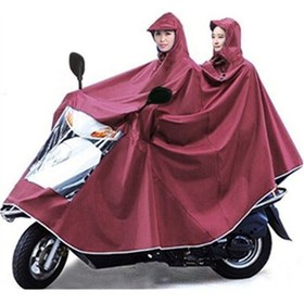 Resim Panço Yağmurluk Motosiklet Erkek Ve Kadın Tarzı Tam Vücut Mavi - Siyah 