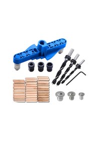 Resim Geeroyoo "71 Parçalı Ayarlanabilir Zıvana Jig Seti - 3 Farklı Matkap Ucu Ve Ahşap Çiviler Dahil" 