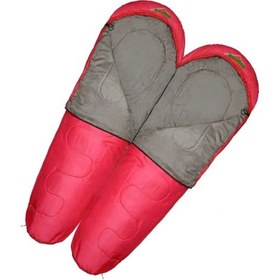 Resim Evolite Alfa Pro 0 Derece Birleştirilebilir 2 Adet Uyku Tulumu Kırmızı 