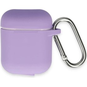 Resim Gray Line Gry Airpods 2 (2.nesil) Hang Kılıf - Lila Nel1 