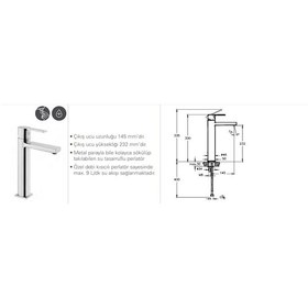 Resim Artema A41940 Flo S Yüksek Lavabo Bataryası 