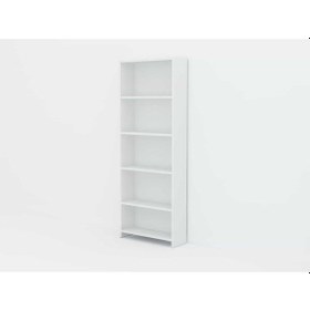 Resim Dekorister Cansu G 5 Raflı Kitaplık Beyaz 