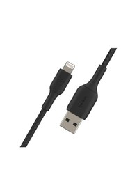 Resim Belkin Örgülü Lightning Hızlı Şarj Kablosu Siyah 2m CAA002BT2MBK 