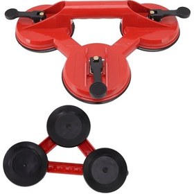 Resim 3 Lü Cam Vantuz Vakumlu Seramik Tutucu Cam Vantuzu 1. Sınıf Plast 