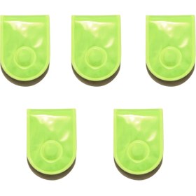 Resim 5x Açık Spor LED Güvenlik Işığı Yansıtıcı Manyetik Klip Strobe Koşu Yürüyüş Bisikleti Bisiklet (Yurt Dışından) 