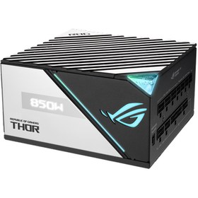 Resim ASUS ROG-THOR-850P2 PLATINUM 850W MODÜLER GÜÇ KAYNAĞI JAPON KAPASİTÖRLER AURA SYNC VE OLED EKRAN 10 YIL GARANTİ 