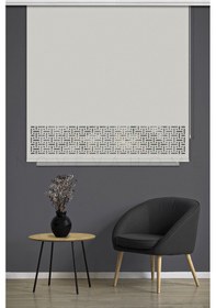 Resim Stor Perde Lazer Kesim 127 Ekru Ev Ofis Mutfak Balkon Çocuk Odası Yatak Odası Salon Perdesi Ekru 