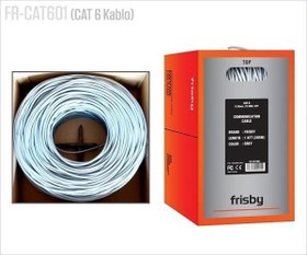 Resim FRISBY CAT6 Utp 23AWG 305m Kablo CAT601 Frisby