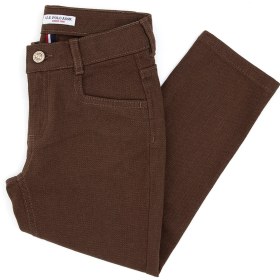 Resim U.s. Polo Assn. Erkek Çocuk Kahverengi Pantolon Kanvas-chino 50317273-vr029 Kahverengi 