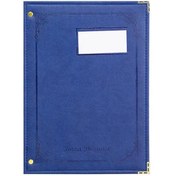 Resim Önder İmza Dosyası ( Defteri ) Lux Termo Deri 16 Lı Lacivert 7101-6 