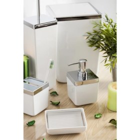 Resim Primanova Toskana 5 Parça Banyo Seti Beyaz 