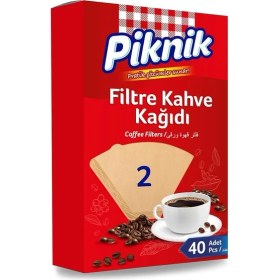 Resim Kahve Filtre Kağidi 40'li No:2 