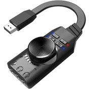 Resim Ximistore9 Gs3 2.nesil Usb 7.1 Sanal Ses Kartı - Pubg Ve Lol İçin Oyun Ses Efektli, Mikrofon Sessiz Tuşlu, Hızlı Kurulum 108 Karakter 