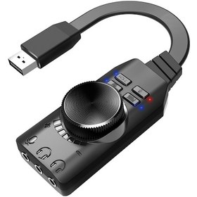 Resim Ximistore9 Gs3 2.nesil Usb 7.1 Sanal Ses Kartı - Pubg Ve Lol İçin Oyun Ses Efektli, Mikrofon Sessiz Tuşlu, Hızlı Kurulum 108 Karakter 
