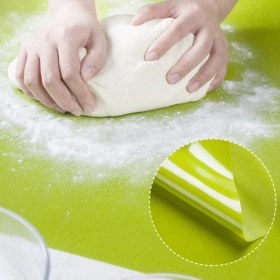 Resim 40*50 cm Silikon Ölçekli Kullanımı Kolay Hamur Açma Matı Ekmek Mantı Makarna Hamuru Yoğurma Matı (5405) 
