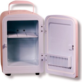 Resim Fiesta Ankastre Mini Oto - Makyaj Buzdolabı - Pudra Pembe 