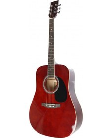 Resim Almira F650n-wr Akustik Gitar Şarap Kırmızısı Kesik Kasa Cut 